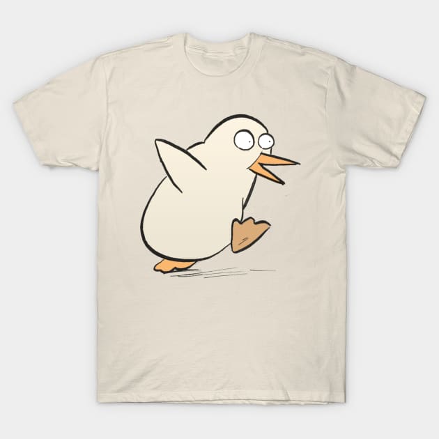 Naked Penguin T-Shirt by cartoonistnate